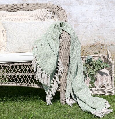 Pläd Verte Chic Antique Täcken, filtar, plädar och överkast Filtar Plädar Överkast