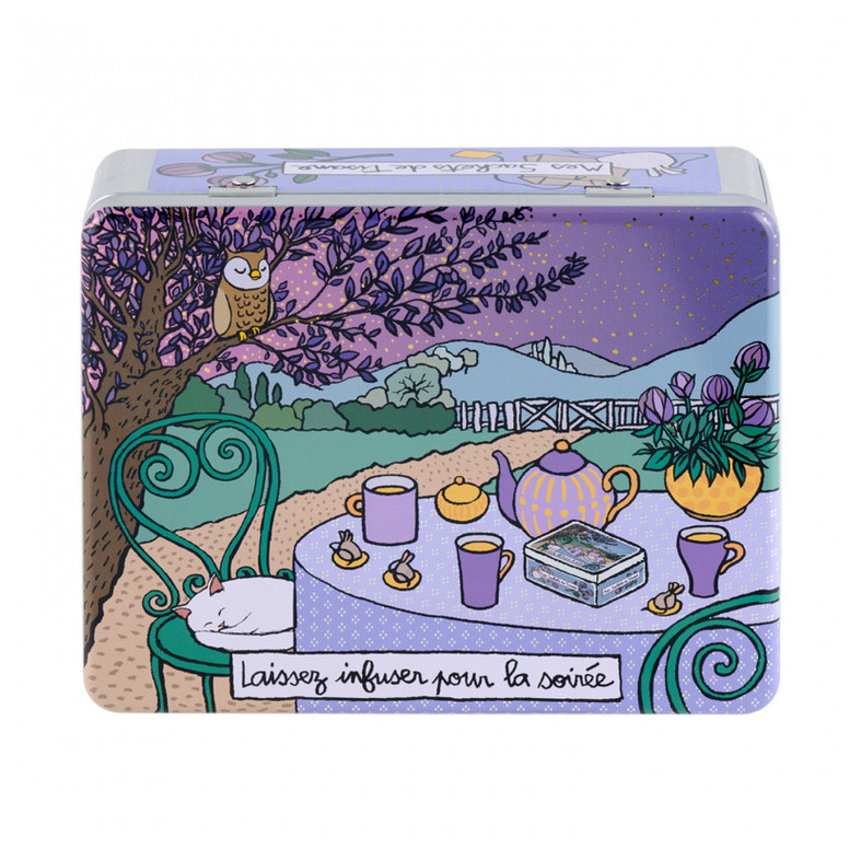 Plåtburk Te Derriére la porte Plåtburkar Metallburkar