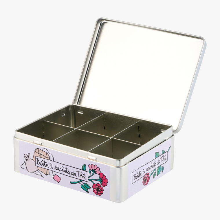 Plåtburk Te Derriére la porte Plåtburkar Metallburkar