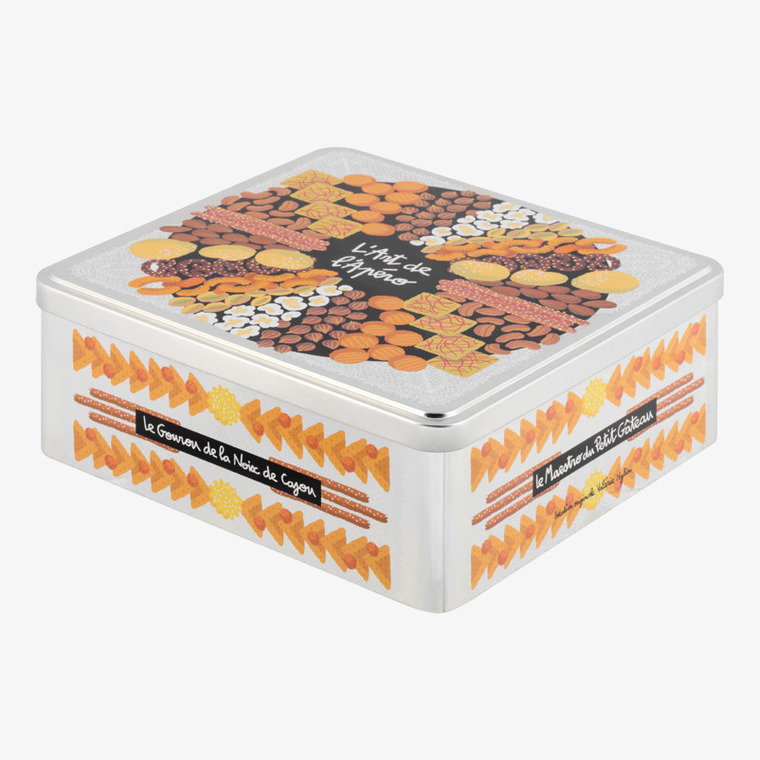 Plåtburk Snacks Derriére la porte Plåtburkar Metallburkar