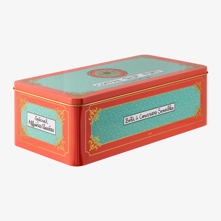 Plåtburk Brev & Dokument Derriére la porte Plåtburkar Metallburkar