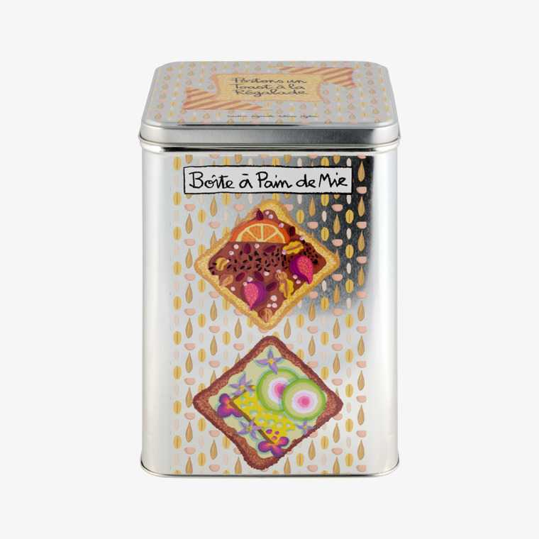 Plåtburk Bröd Derriére la porte Plåtburkar Metallburkar