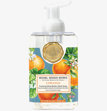Foto: Skumtvål i pumpflaska med apelsinmotiv, 530 ml