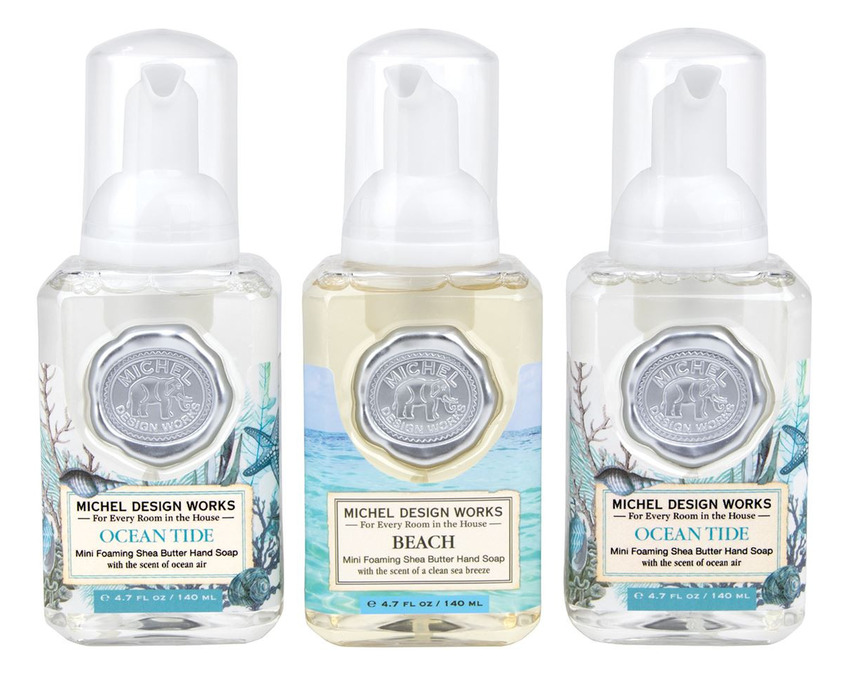 Skumtvål 3-Pack Ocean Tide, Beach, Tide Michel Design Works Tvålar Handtvålar Duschtvålar