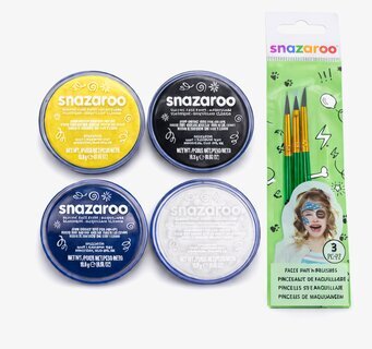 Ansiktsfärg Paket 1 Snazaroo -