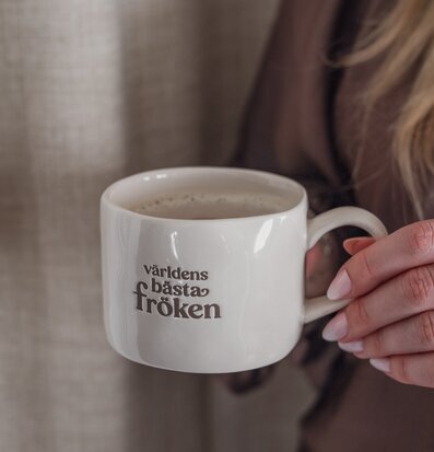 Mugg - Världens bästa Fröken Majas Cottage Muggar/koppar i porslin, keramik, papper eller biologiskt material organiskt