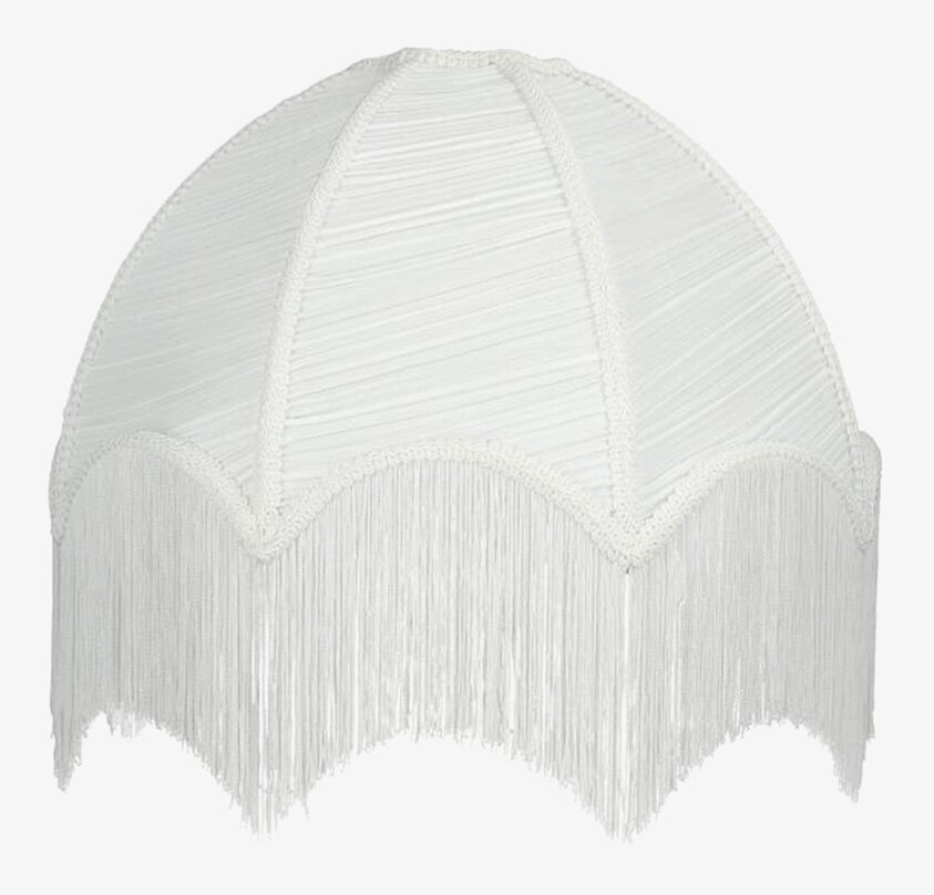 Lampskärm Frans Vit A Lot Decoration Lampskärmar