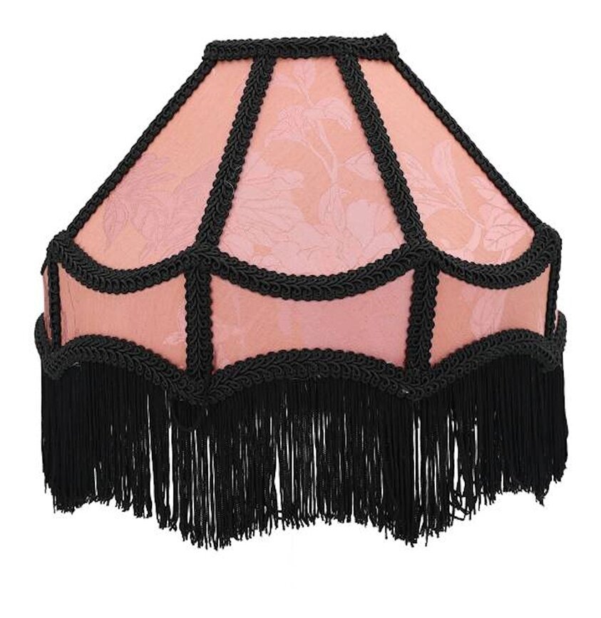 Lampskärm Frans Rosa/Svart A Lot Decoration Lampskärmar