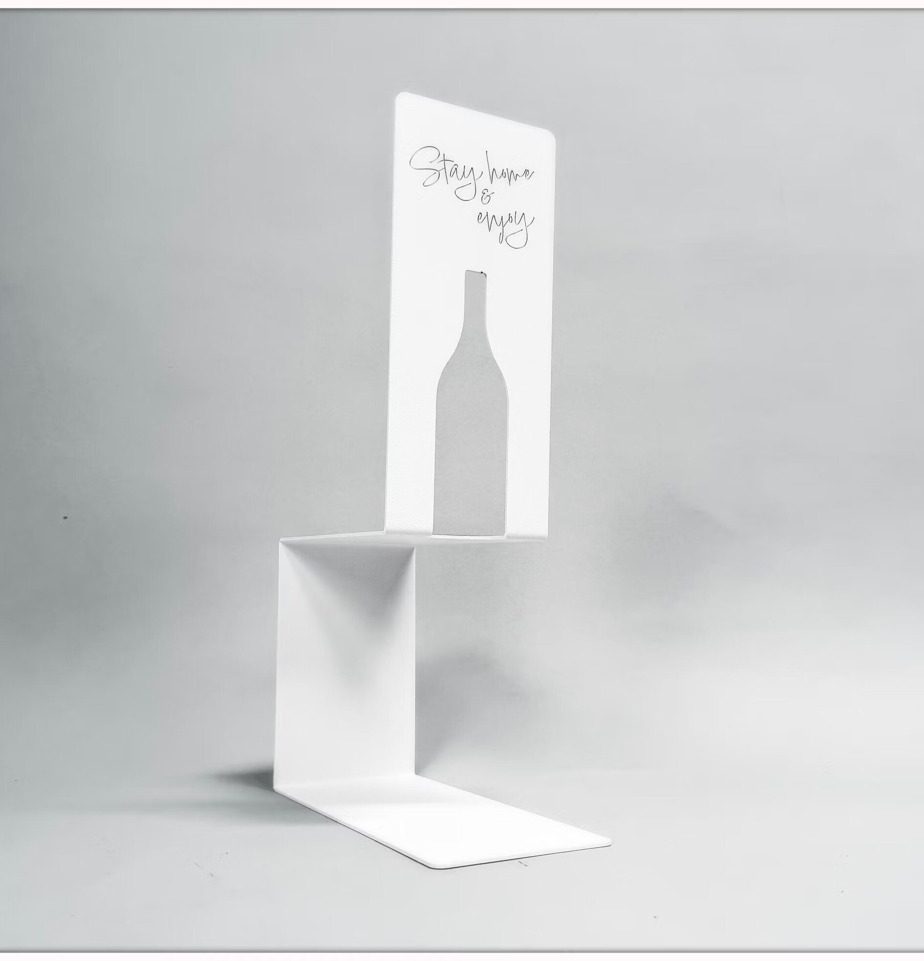 #ÄlskaPlåt Vinställ Bag-In-Box Vit Älskaplåt