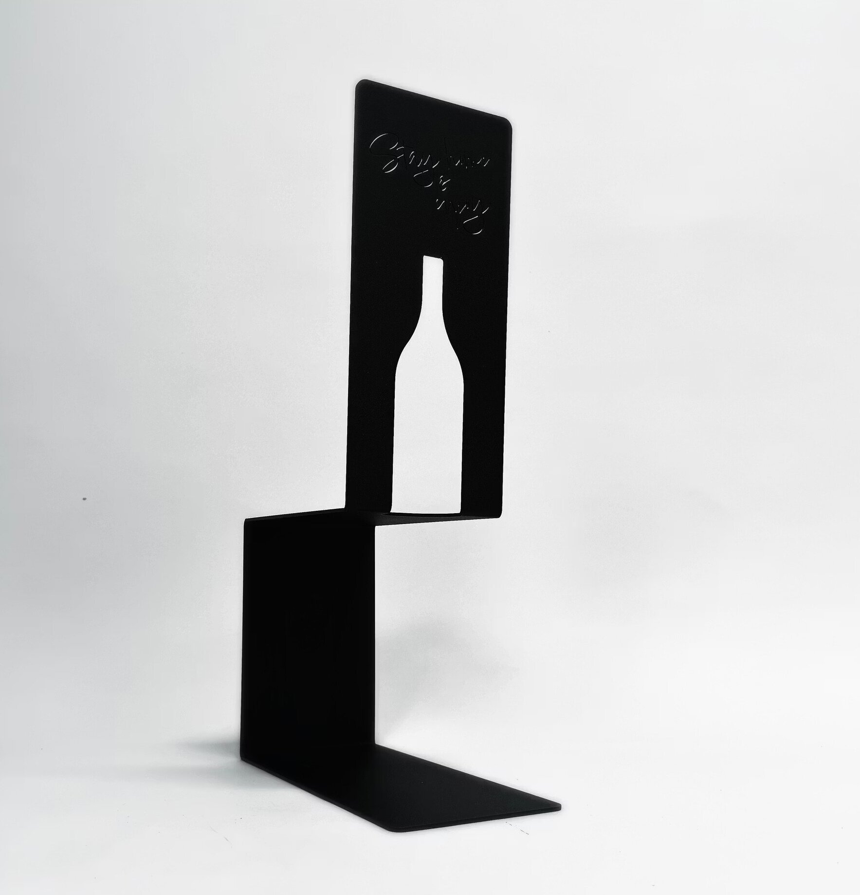 #ÄlskaPlåt Vinställ Bag-In-Box Svart Älskaplåt