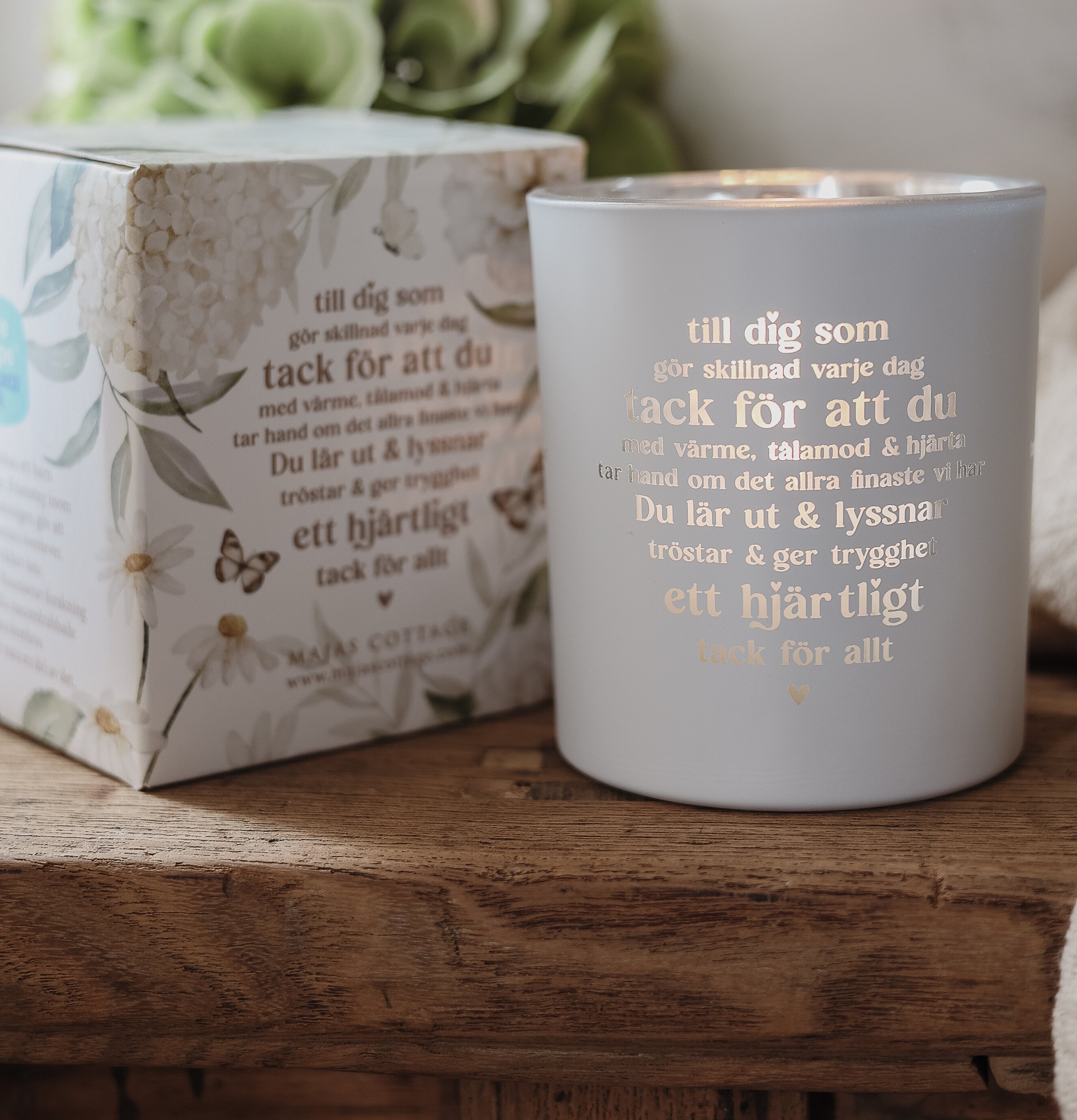 Ljuslykta Fröken - Majas Cottage Lyktor Endless Light Ljuslyktor