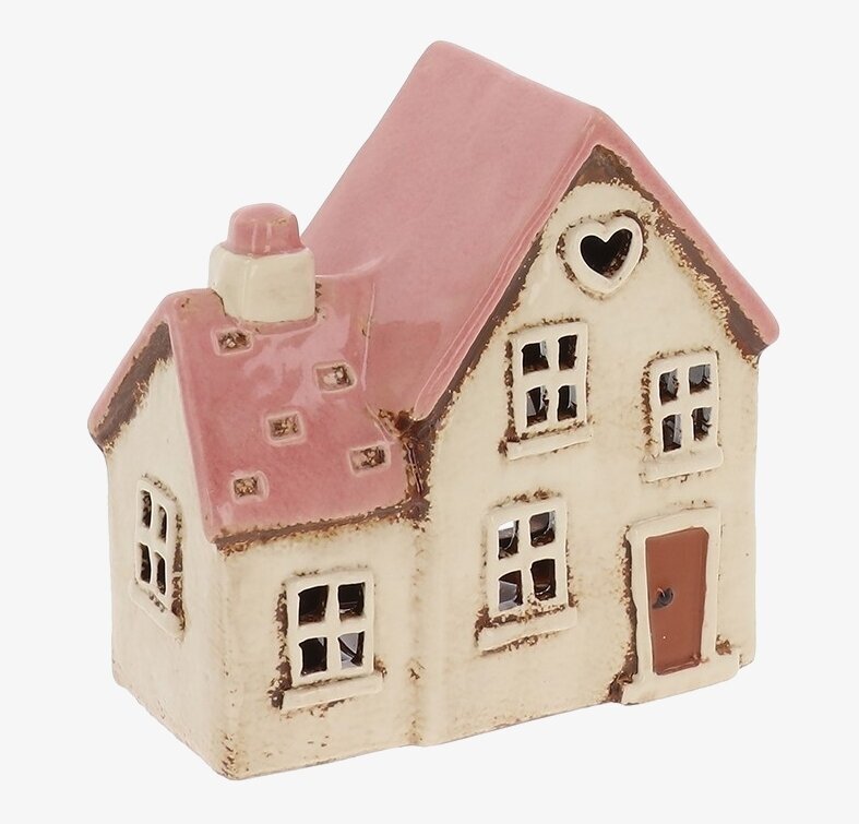 Ljuslykta Village Pottery - Double Heart House Joe Davies Lyktor Endless Light Ljuslyktor