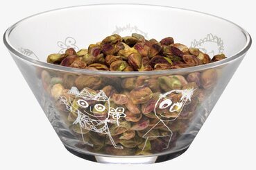 Glasskål Pure Friends 4-pack från Poul Pava med figurmönster