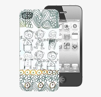 Bild av konstinspirerat iPhoneskal med unik design