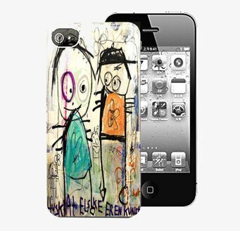 Bild av konstnärligt iPhoneskal med lekfull design