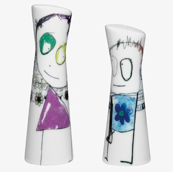 Bild av stilfulla och unika kryddkvarnar i keramik