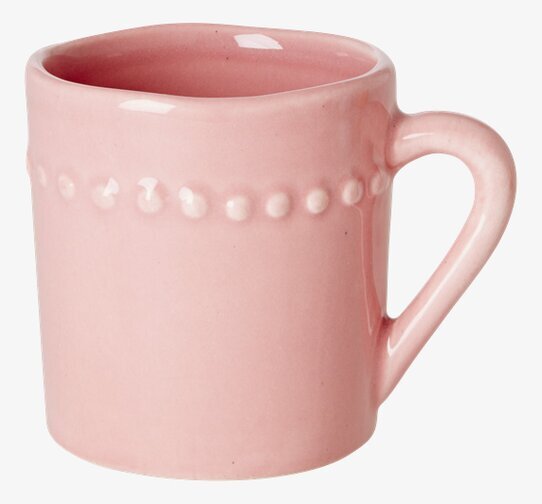 Keramikkopp Barn Rosa från Rice för små händer, rosa färg