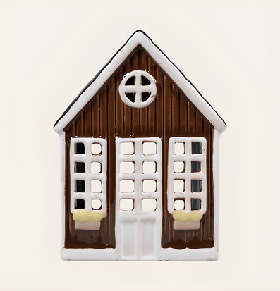 Ljuslykta Hus Brun Det Gamle Apotek Lyktor Endless Light Ljuslyktor