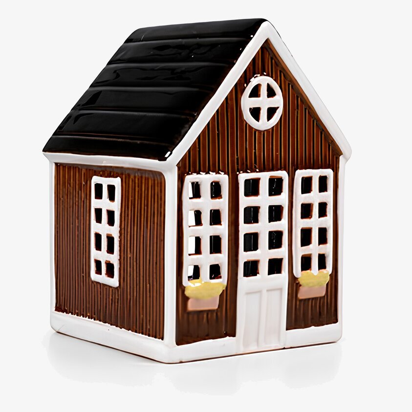 Ljuslykta Hus Brun Det Gamle Apotek Lyktor Endless Light Ljuslyktor