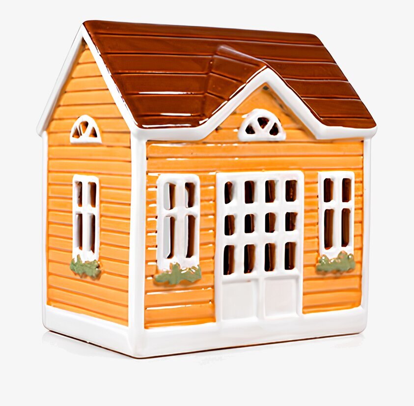 Ljuslykta Hus Gul Det Gamle Apotek Lyktor Endless Light Ljuslyktor