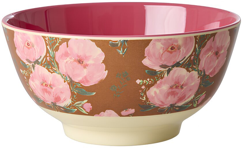 Skål Floral Fiesta Rose Print Rice Skålar att äta ur tilltugg Såskannor/Vispskål servering Matlådor Förvaring av