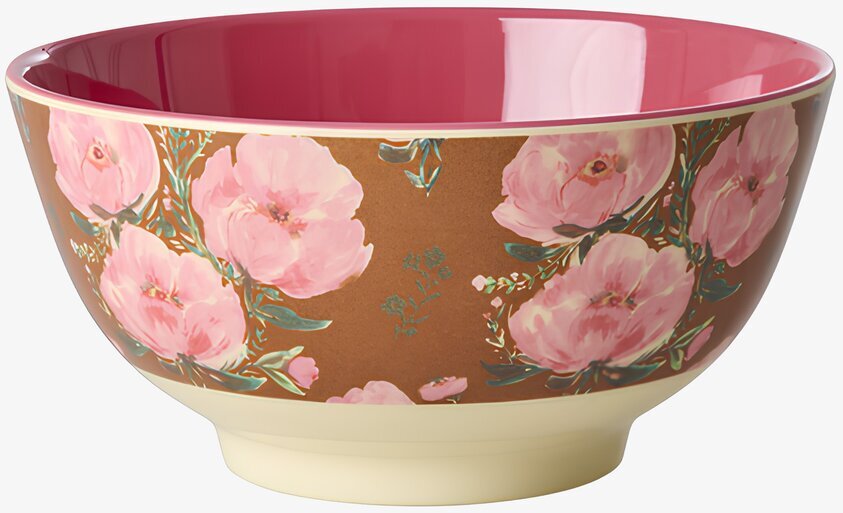 Skål Floral Fiesta Rose Print Rice Skålar att äta ur tilltugg Såskannor/Vispskål servering Matlådor Förvaring av