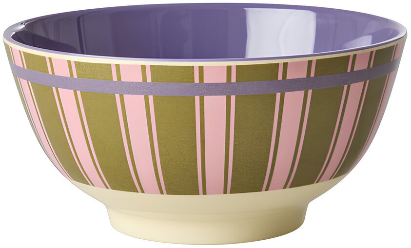 Skål Stripe Delight Print Rice Skålar att äta ur tilltugg Såskannor/Vispskål servering Matlådor Förvaring av lunch/mat