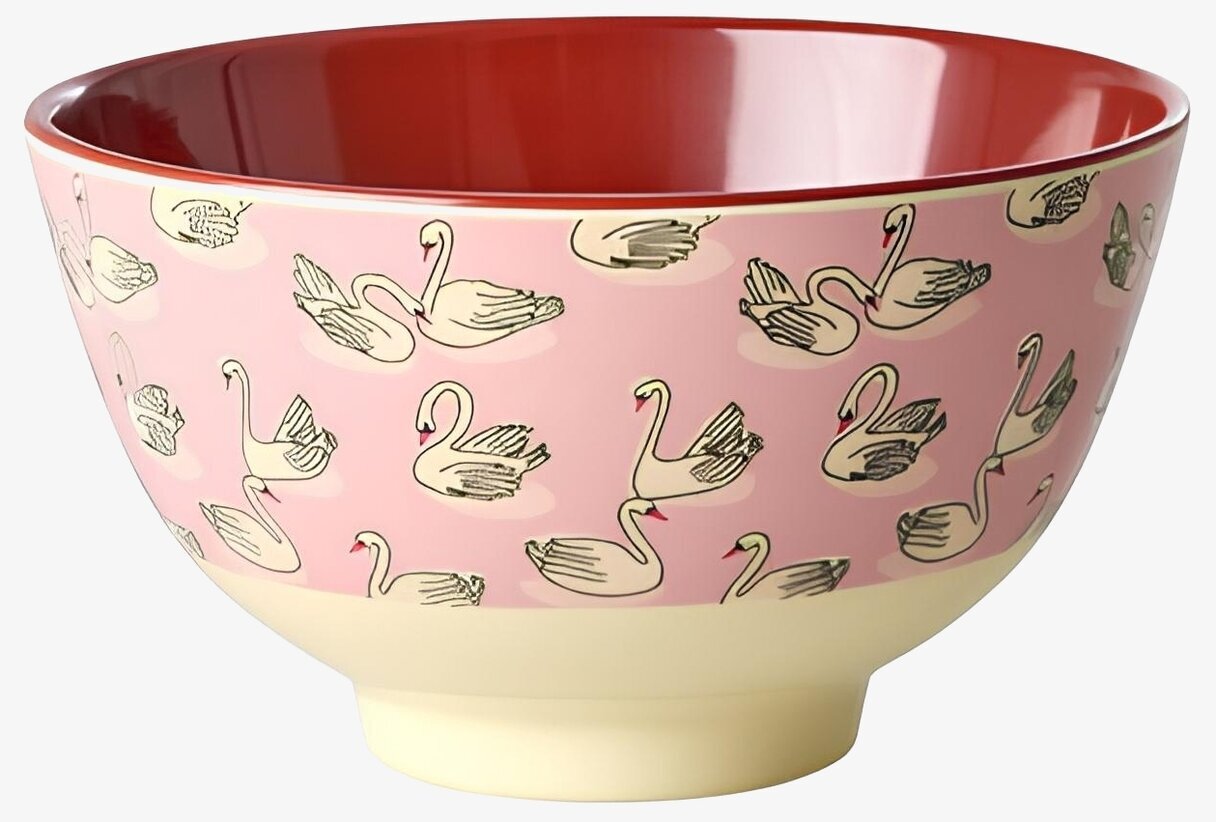 Liten Skål Swan In Paris Print Rice Skålar att äta ur tilltugg Såskannor/Vispskål servering Matlådor Förvaring