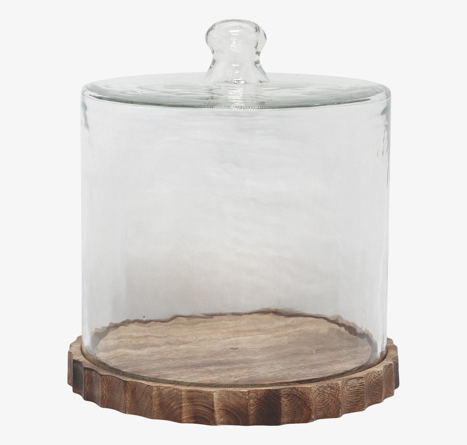 Glasklocka På Fot Ø22,5cm Chic Antique Serveringsbrickor Brickset Serveringsfat Övrig prydnad/dekoration för inredning innemiljö