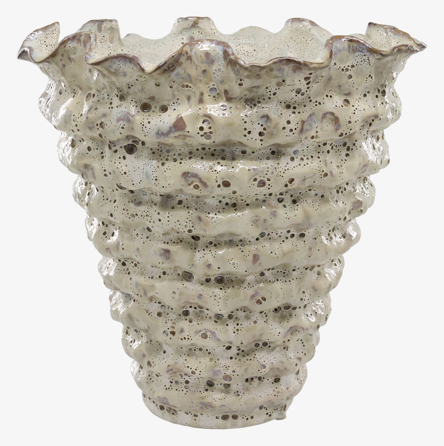 Vas Riviera Sand Ø30 cm Chic Antique Krukor Örtkrukor Glaskrukor Vaser Övrig prydnad/dekoration för inredning innemiljö