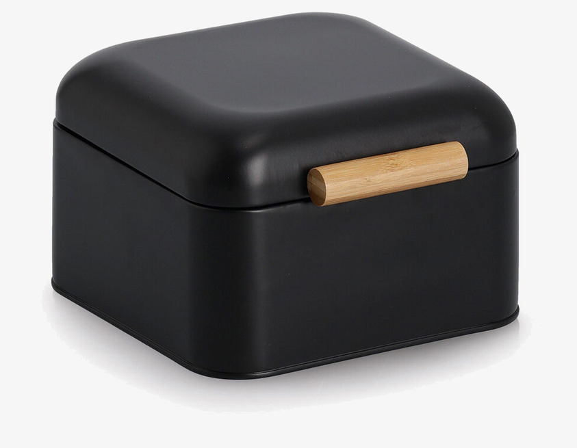 Brödbox Svart Liten Zeller Brödboxar/brödkorgar