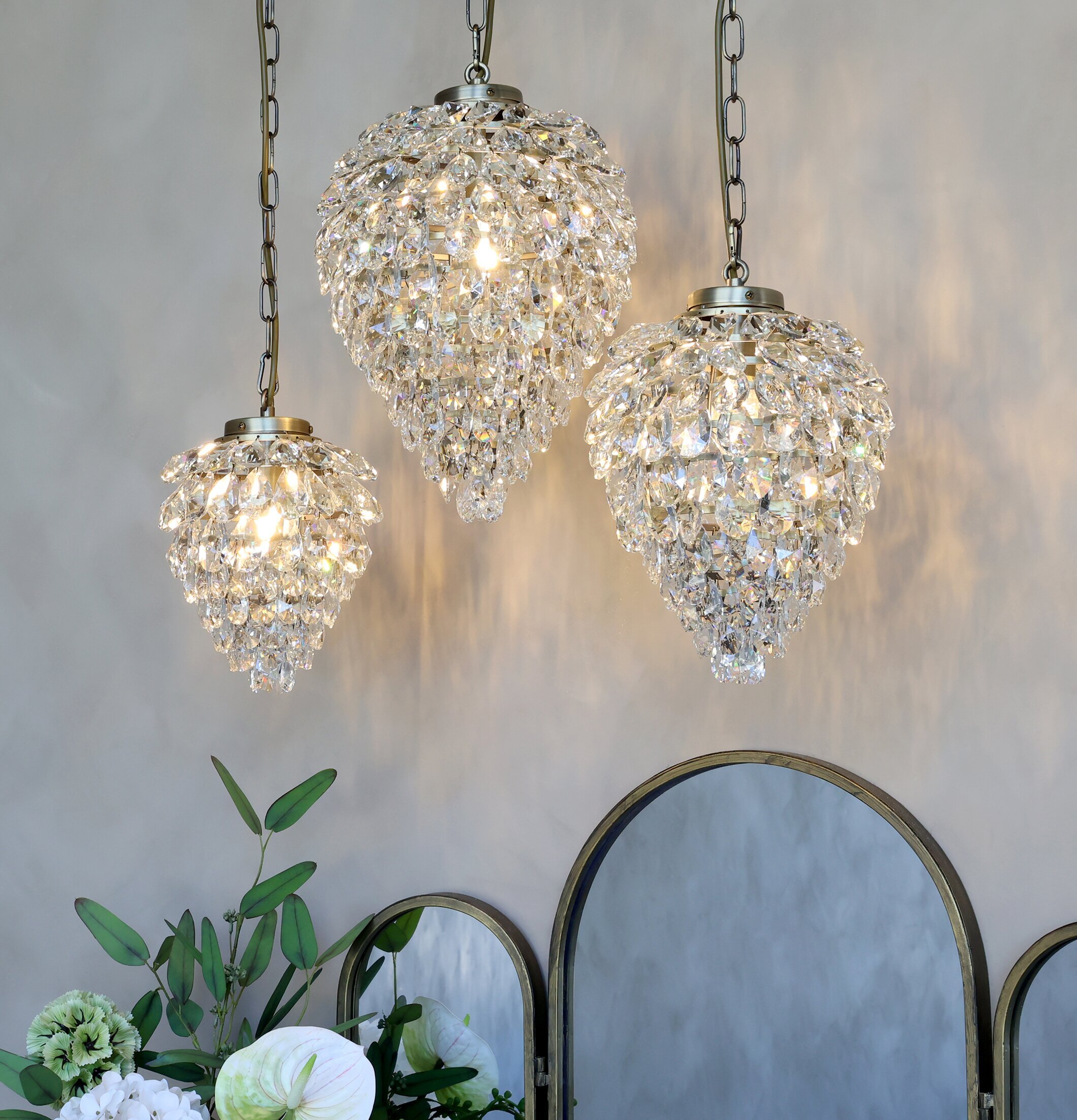 Ljuskrona Versailles Mellan Låg Chic Antique Lampor Taklampor Golvlampor Bordslampor LED-lampor Ledlampor Fönsterlampor Ljusslingor för dekoration
