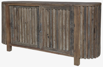 Skänk Med Skjutdörrar Chic Antique Skåp (ej för nycklar eller medicin) Vägghyllor som mer är en