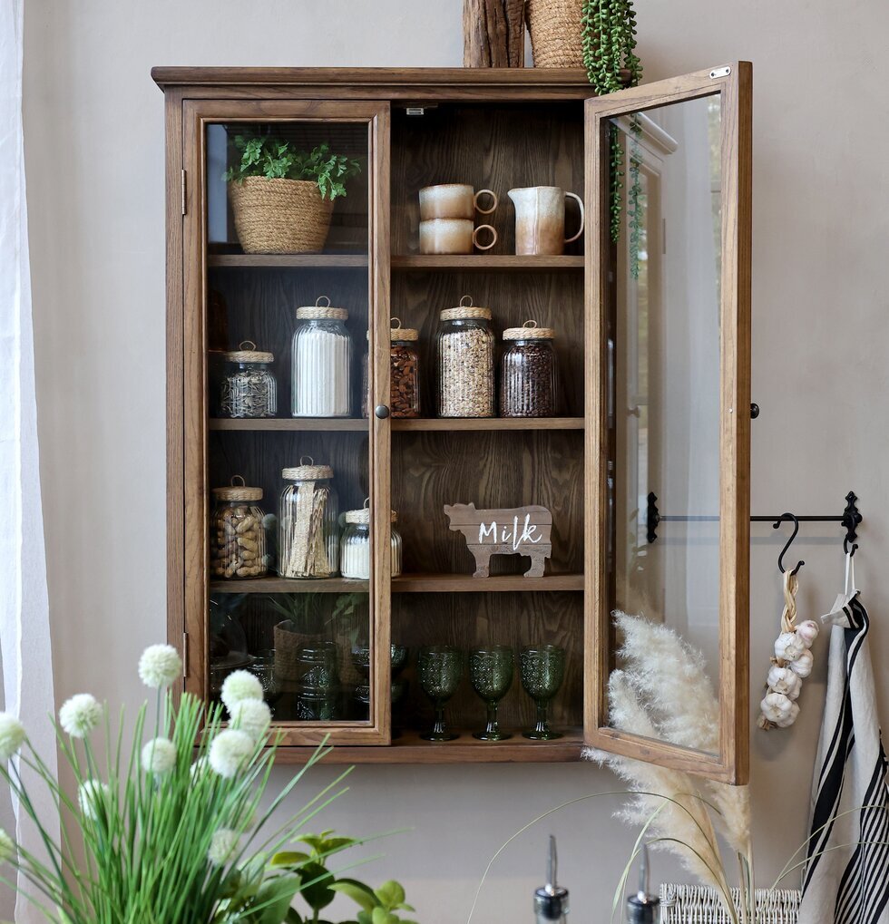 Marseille Väggskåp Natur Chic Antique Skåp (ej för nycklar eller medicin) Vägghyllor som mer är en
