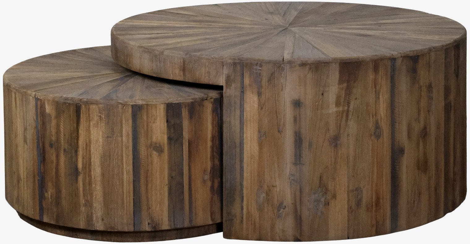 Soffbord Set/2 Natur Chic Antique Övrig prydnad/dekoration för inredning innemiljö