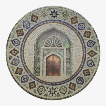 Tallrik Mosaik Oriental Ø21cm Chic Antique Tallrikar Djupa tallrikar (ej skål) Desserttallrikar Assietter Barntallrikar Picknicktallrikar