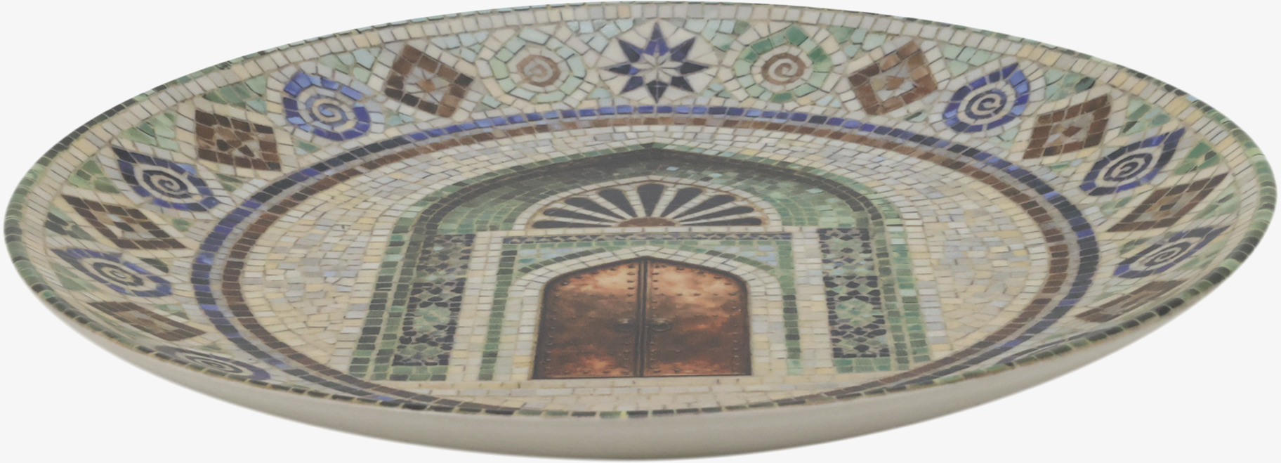 Tallrik Mosaik Oriental Ø21cm Chic Antique Tallrikar Djupa tallrikar (ej skål) Desserttallrikar Assietter Barntallrikar Picknicktallrikar