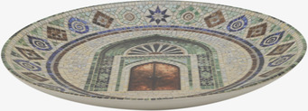 Tallrik Mosaik Oriental Ø21cm Chic Antique Tallrikar Djupa tallrikar (ej skål) Desserttallrikar Assietter Barntallrikar Picknicktallrikar