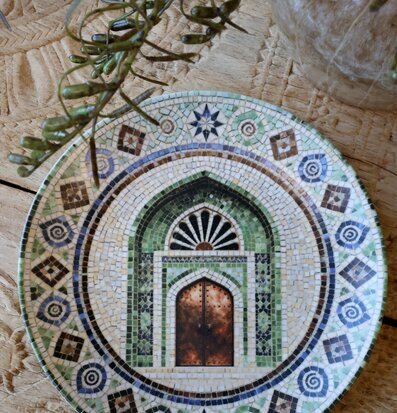 Tallrik Mosaik Oriental Ø21cm Chic Antique Tallrikar Djupa tallrikar (ej skål) Desserttallrikar Assietter Barntallrikar Picknicktallrikar