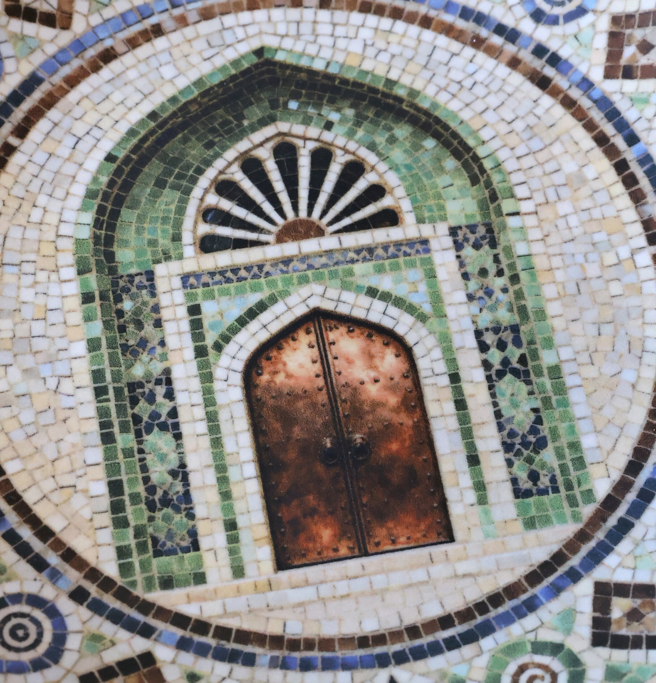 Tallrik Mosaik Oriental Ø21cm Chic Antique Tallrikar Djupa tallrikar (ej skål) Desserttallrikar Assietter Barntallrikar Picknicktallrikar