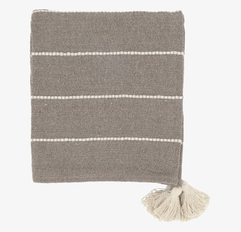 Pläd Taupe & Cream Chic Antique Täcken, filtar, plädar och överkast Filtar Plädar Överkast