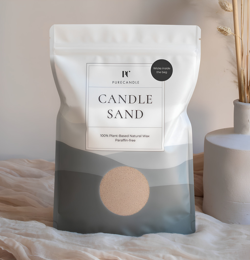 Dessert Sand Ljussand Inkl Vekar PureCandle Ljus Stearinljus Värmeljus