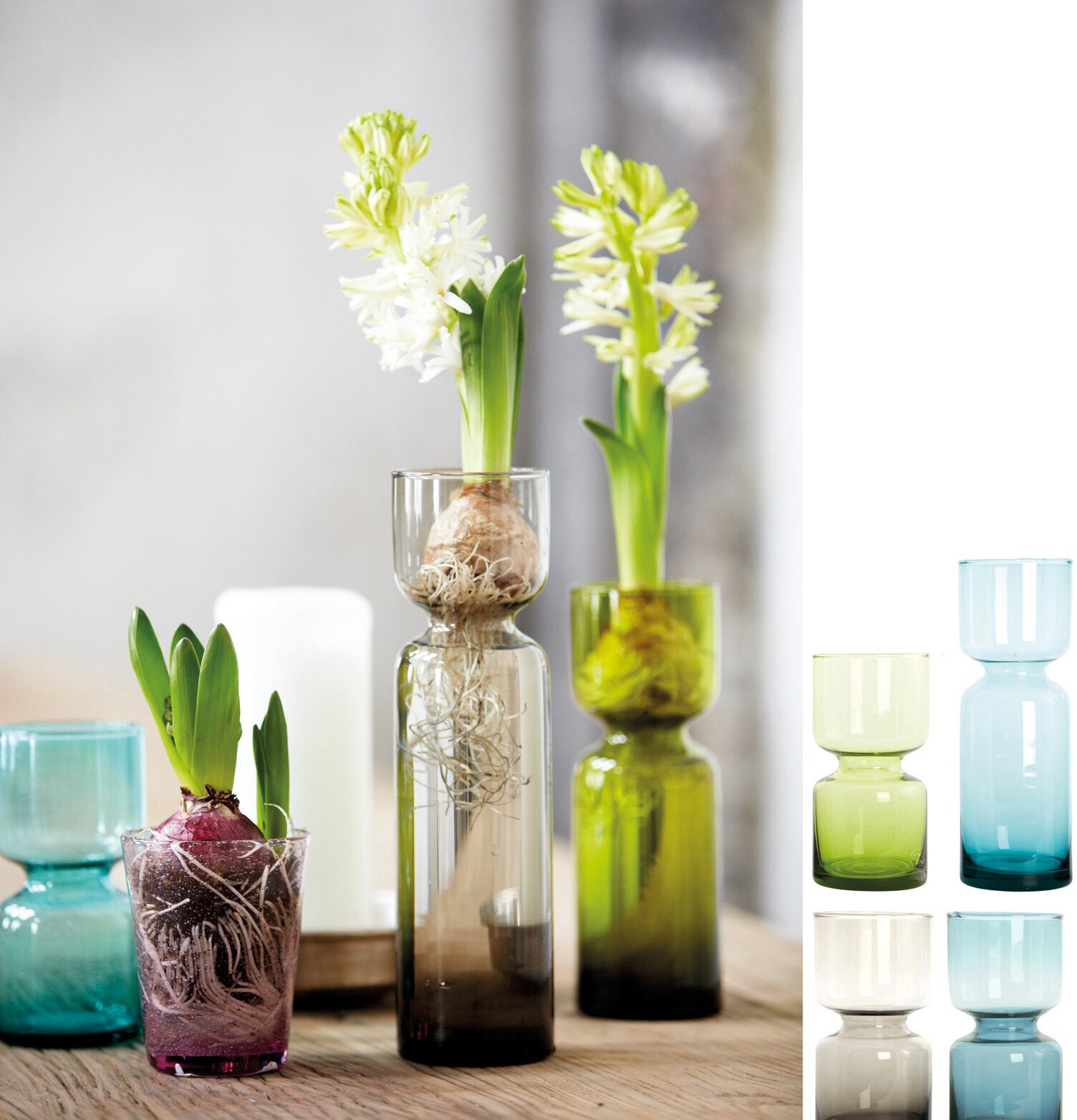 Bild av stilrena vaser för en tidlös och lugn inredning