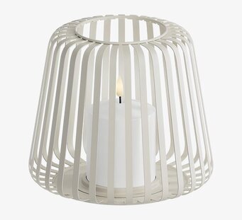 Lanterna Sand LED 20x17cm Deluxe Homeart Lanternor Stearinljus batteridrivna