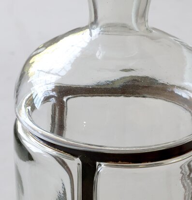 Glasflaska Gl Fransk Chic Antique för inredning