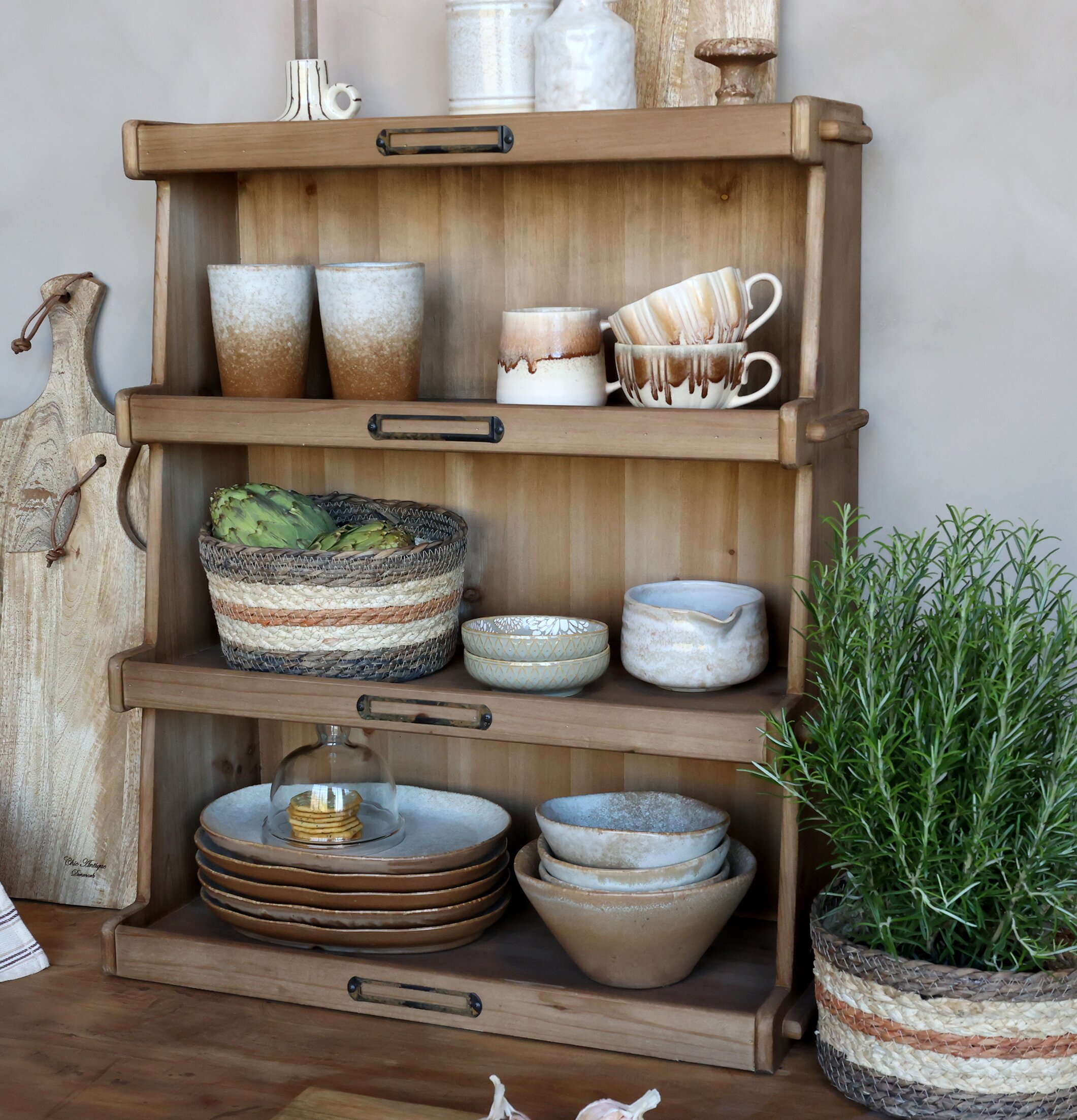 Vägghylla Natur Chic Antique Vägghyllor