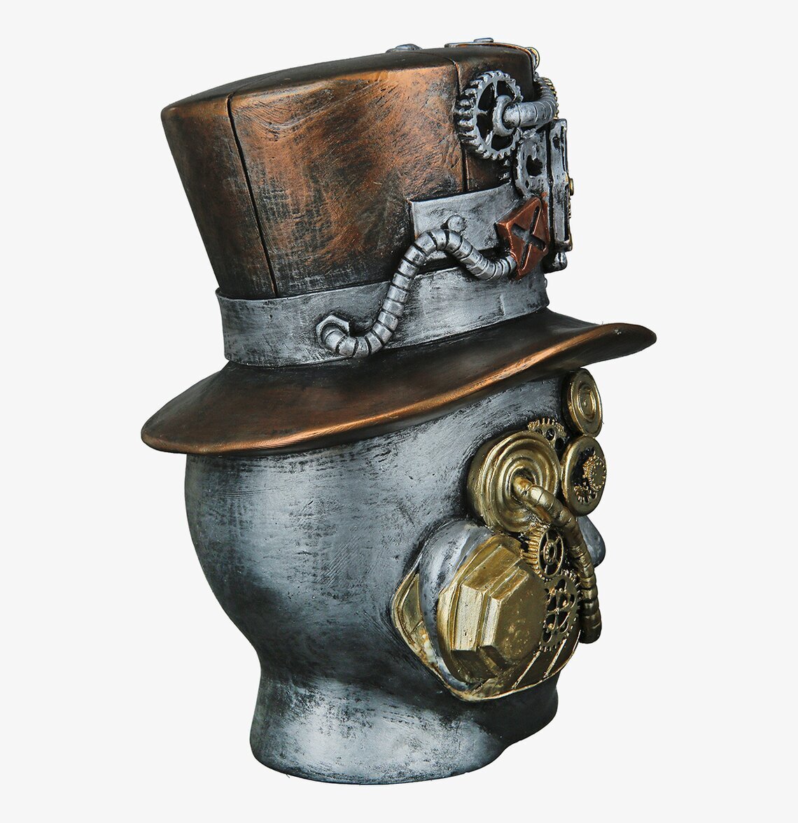 Byst Steampunk Kvinna Silver Gilde Byster