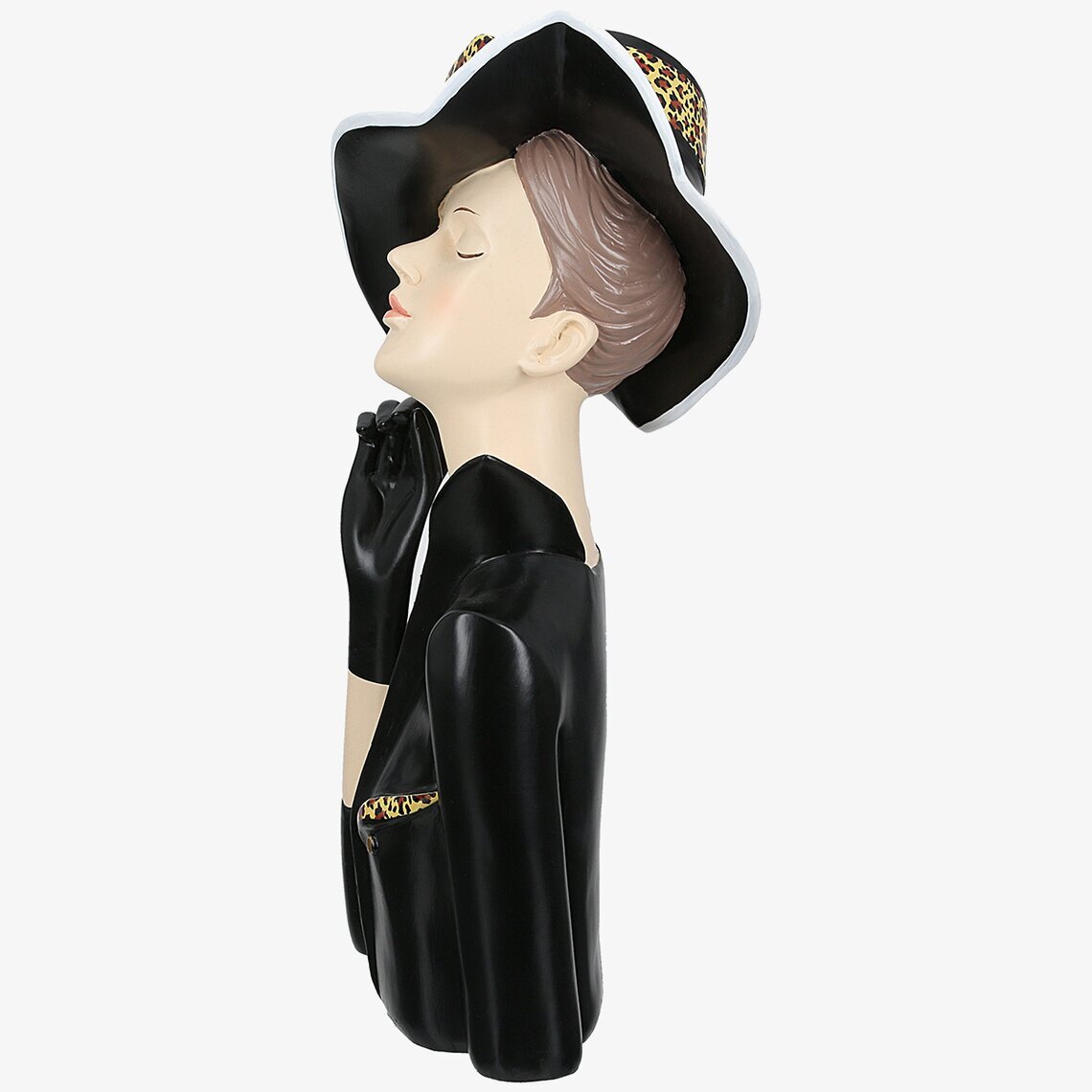 Byst Dam Lady Leopard Svart Gilde Byster