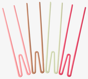 Ätpinnar Beginner 4-Pack Soft Colors Rice
