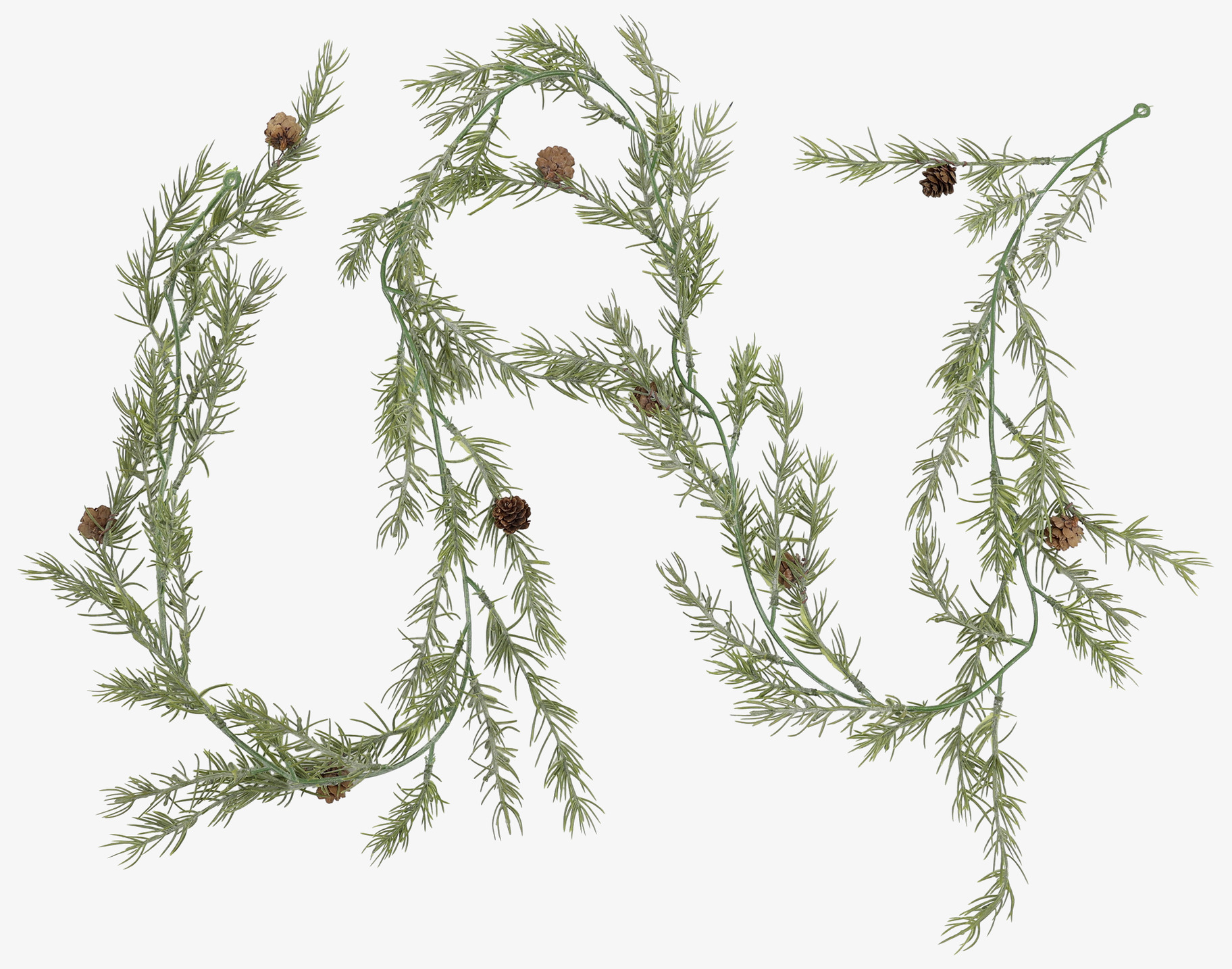 Fleur Girlang Gran med Kottar Chic Antique Konstväxter Konstblommor Plastväxter Plastblommor